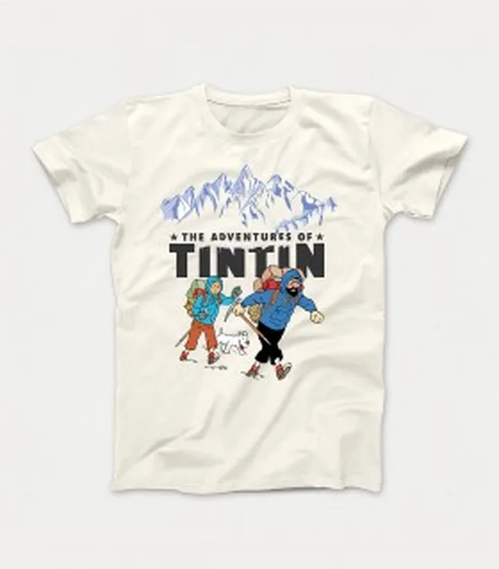 تیشرت تن تن طرح TinTin in Tibet