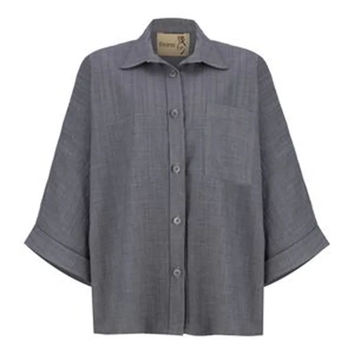 مانتو زنانه السانا مدل آرمانا کد 222527 رنگ فیلی