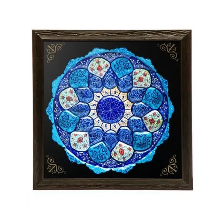 تابلو بشقاب میناکاری کد 257