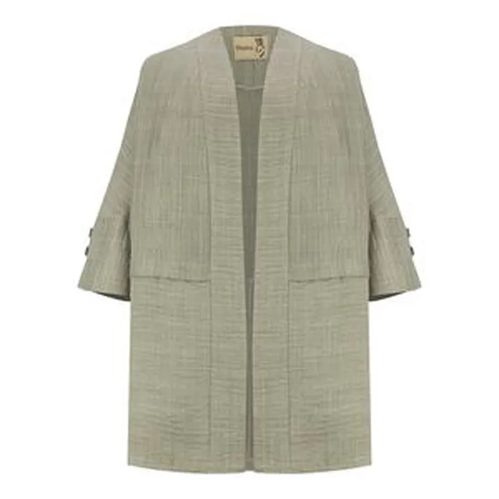 مانتو زنانه السانا مدل کیژان کد 225111 رنگ سبز مغز پستهای