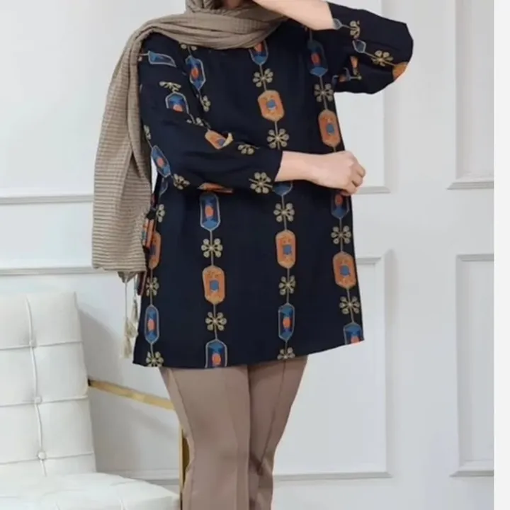 تونیک کرسپو خامه دوزی آستین بندی