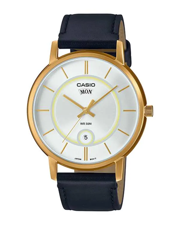 ساعت مچی مردانه عقربه ای کاسیو Casio مدل MTP-B120GL-7AVDF