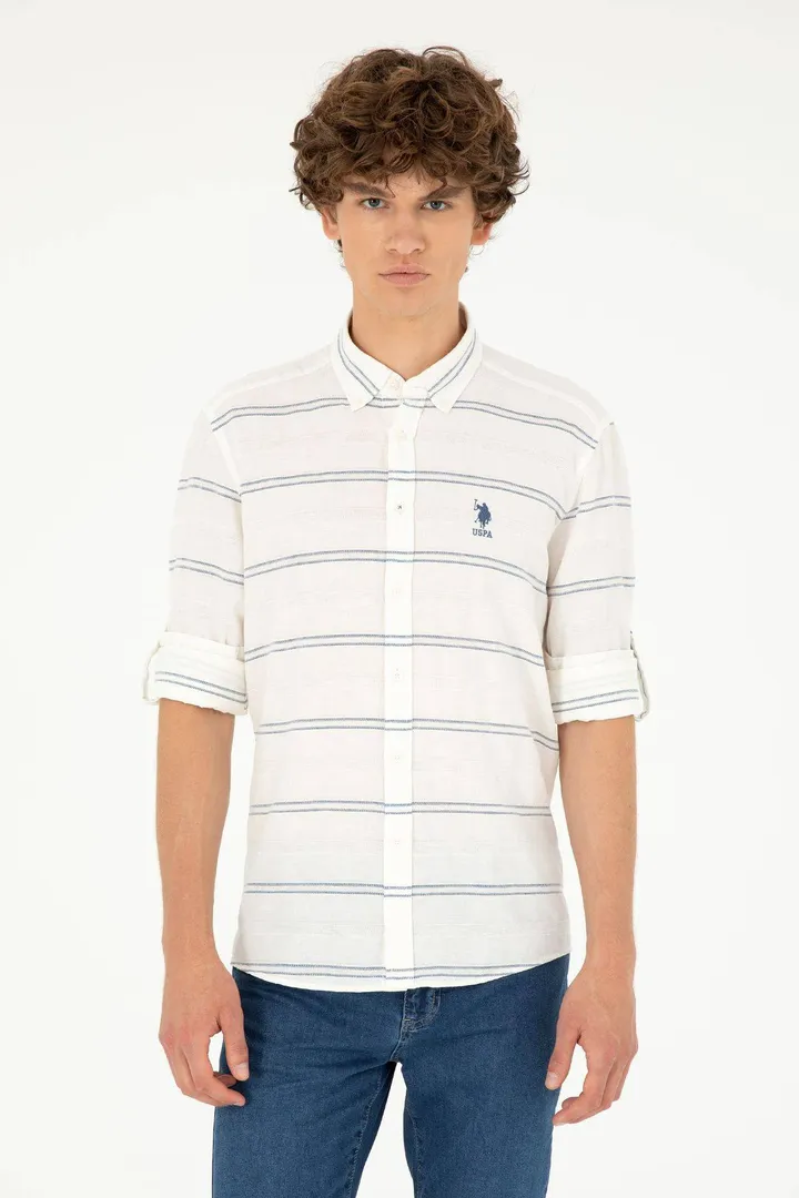 <span class="text-styled__StyledSpan-sc-d280c10c-1 dvOaRP">U.S. Polo Assn.< span>پیراهن آستین بلند مردانه زرد 50282822-VR044