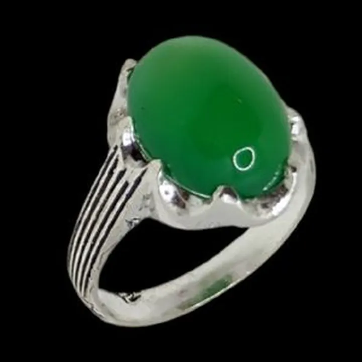 انگشتر نقره مردانه مدل سنگ عقیق رضوی رکاب دست ساز کد 6100