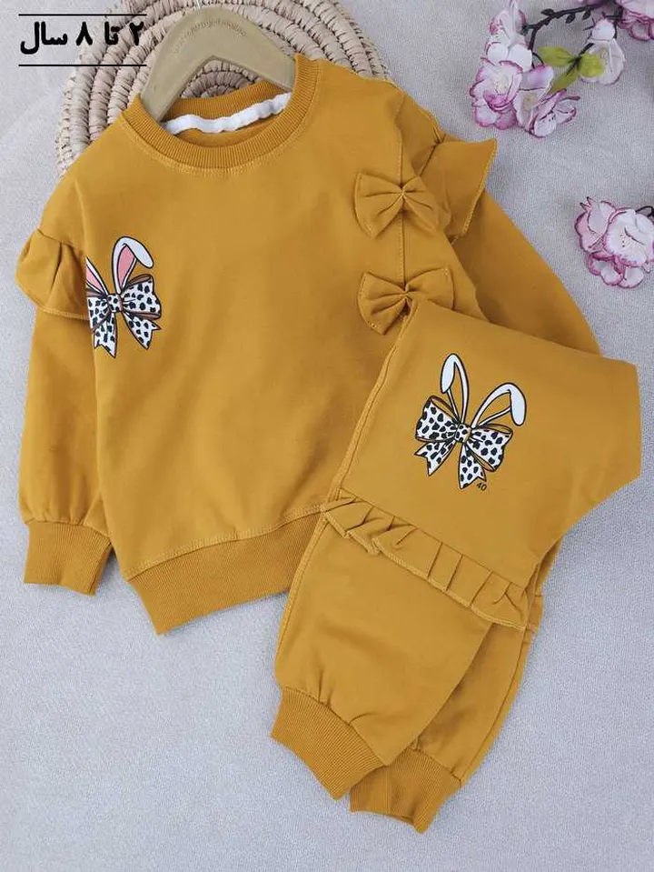 بلوز و شلوار دخترانه پاپیون خرگوش
