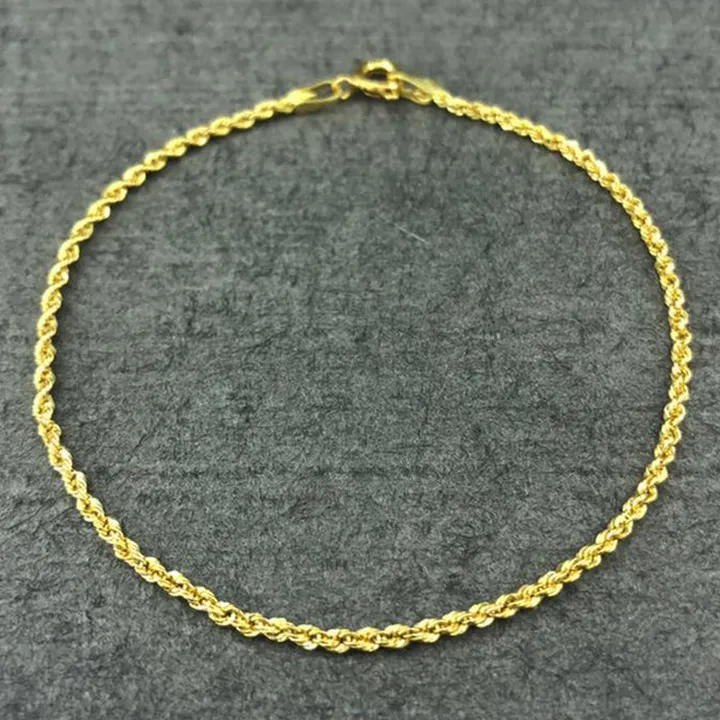 دستبند طلا 18 عیار زنانه دوست خوب مدل dk149