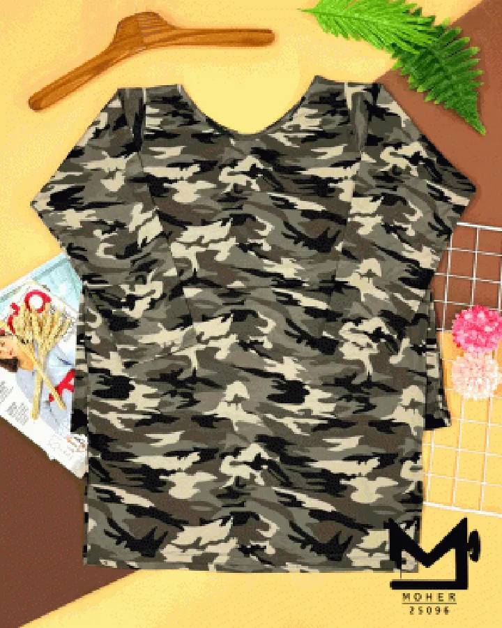 پیراهن جذب طرح ارتشی سایز بزرگ