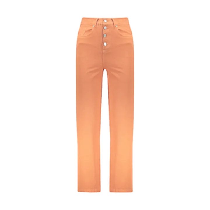 شلوار کتان بگ زنانه - Women' s Trousers Baggystyle orange