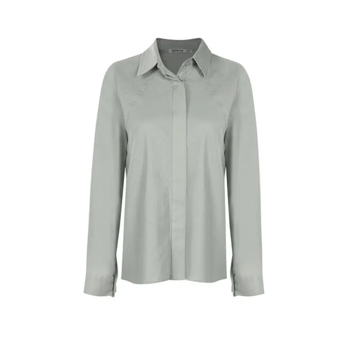 شومیز آستین بلند یقه انگلیسی زنانه سرژه مدل 207362...