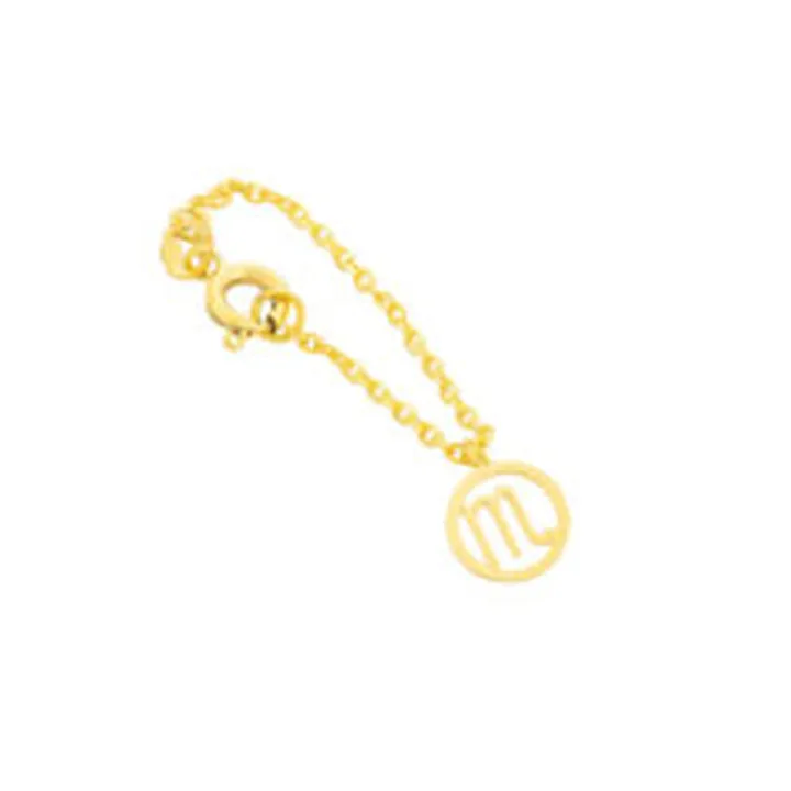 آویز طلا زنانه طرح نماد ماه آبان