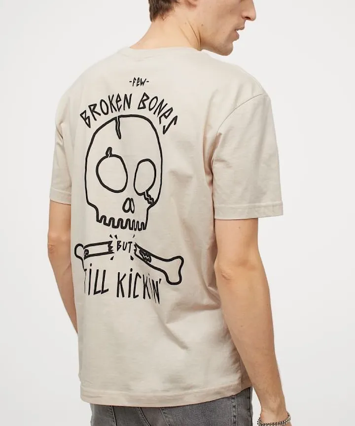 H&M  broken bones T-shirt