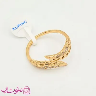 انگشتر زنانه ژوپینگ طرح برگ کد 2582