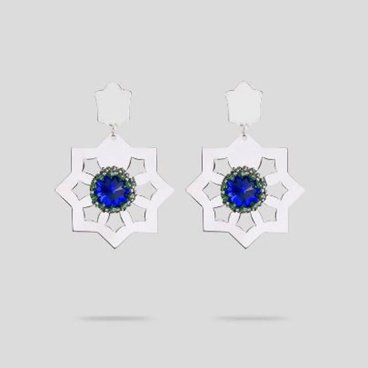 گوشواره بزم 1 آبی