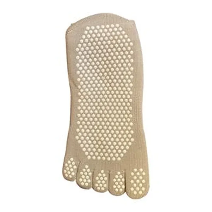 جوراب ساق کوتاه ورزشی زنانه مدل پیلاتس انگشتی