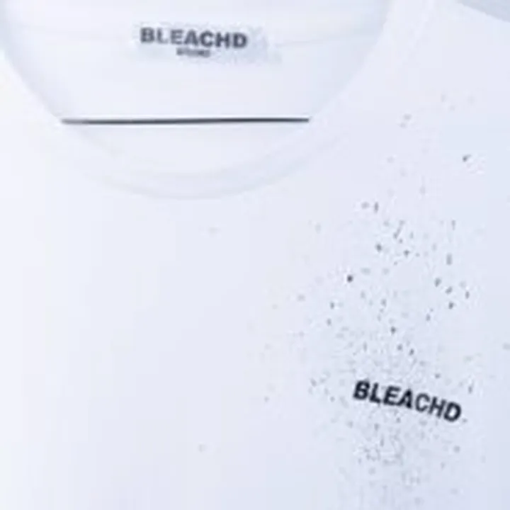 تیشرت اورسایز مدل DUST سفید برند بلیچ | bleachd