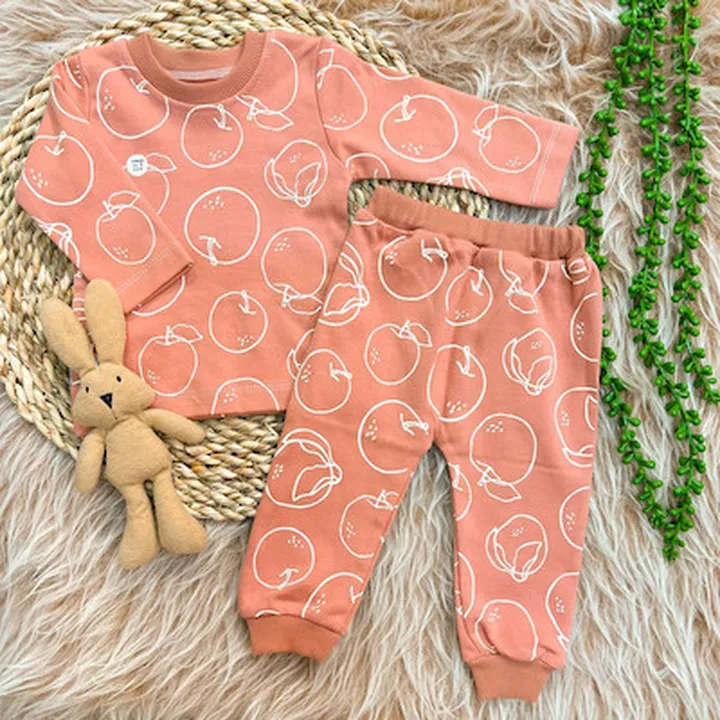 آستین بلند و شلوار سیب کد ۶۰۴۳