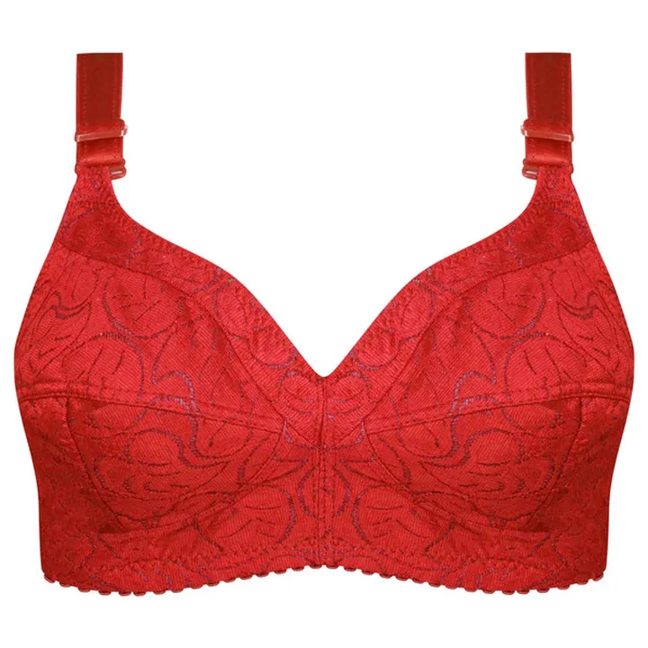 سوتین زنانه ماییلدا مدل بدون فنر کد 5053 رنگ قرمز