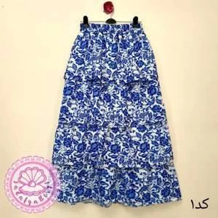 دامن طبقه ای بلند کالکشن 3 در رنگبندی متنوع