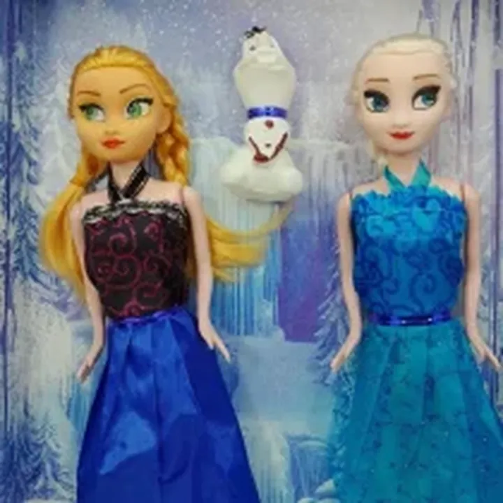 عروسک السا و آنا و اولاف جعبه دار ناب سل (عروسک های فروزن)