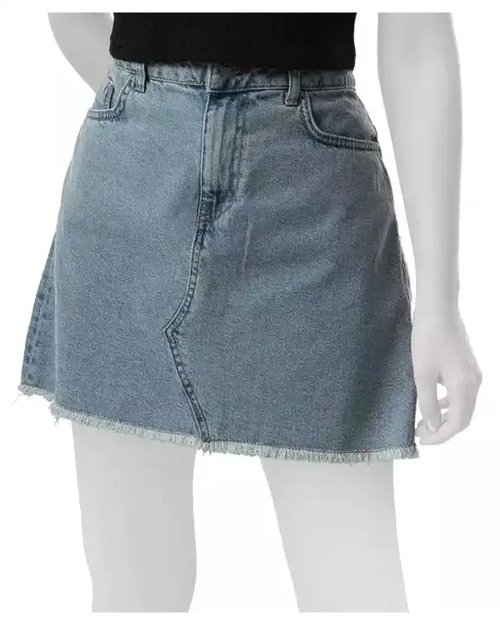 دامن جین زنانه آبی کاربنی سوپردرای Superdry کد M19S50501C