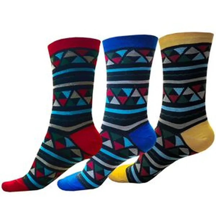 جوراب ساق بلند مردانه پالوته مدل PLT-Z3-MSLS مجموعه 3 عددی