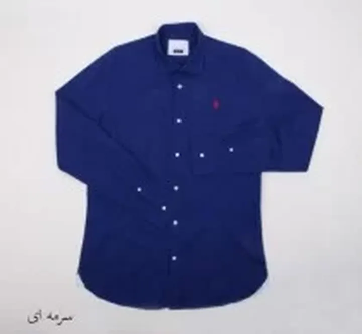 پیراهن سایز بزرگ مردانه 11859 کد 3 مارک US POLO