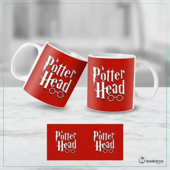 ماگ  potter head- harry potter