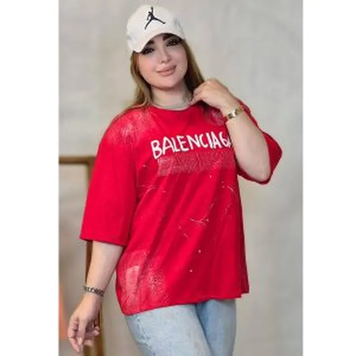 تیشرت باکسی بالنسیاگا ۴۲۴۰۰۲۶