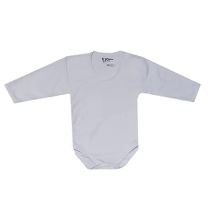 بادی آستین کوتاه نوزادی مدل آریا کد 2 رنگ سفید