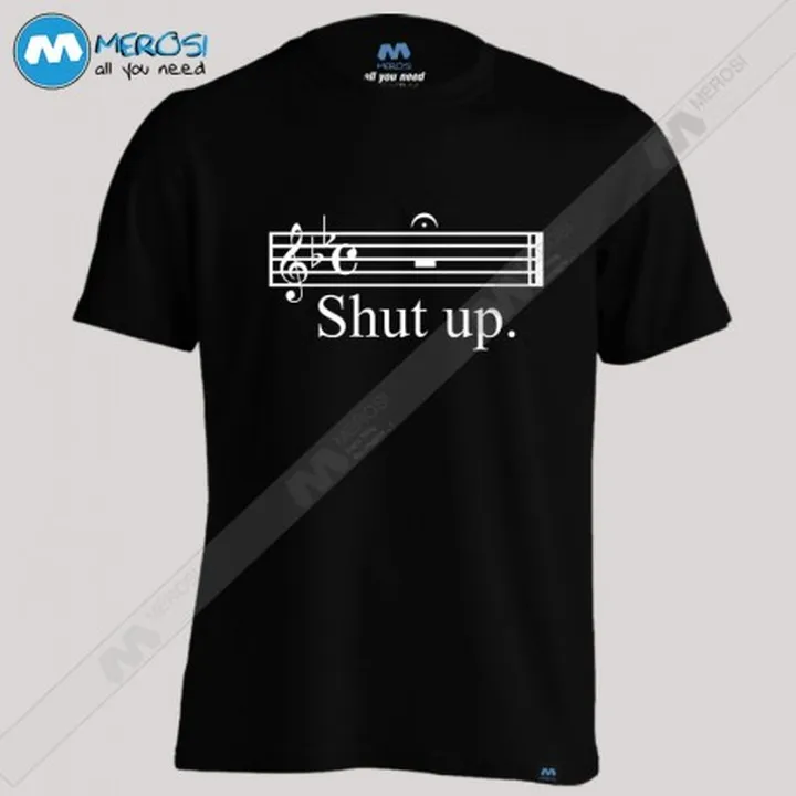 تیشرت طرح Shut up