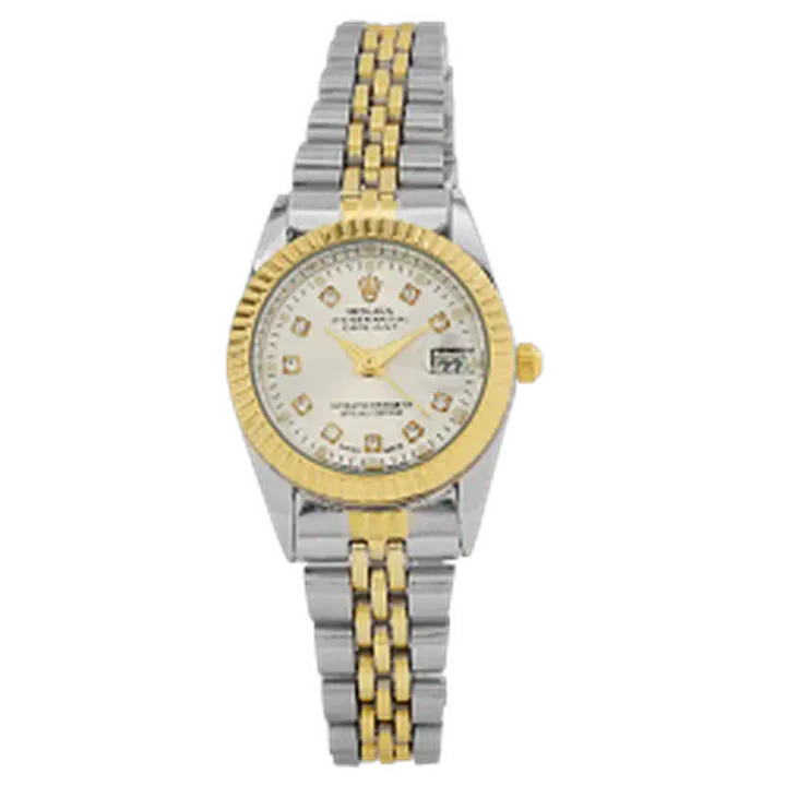 ساعت مچی زنانه رولکس ROLEX مدل دیت جاست کد 1054