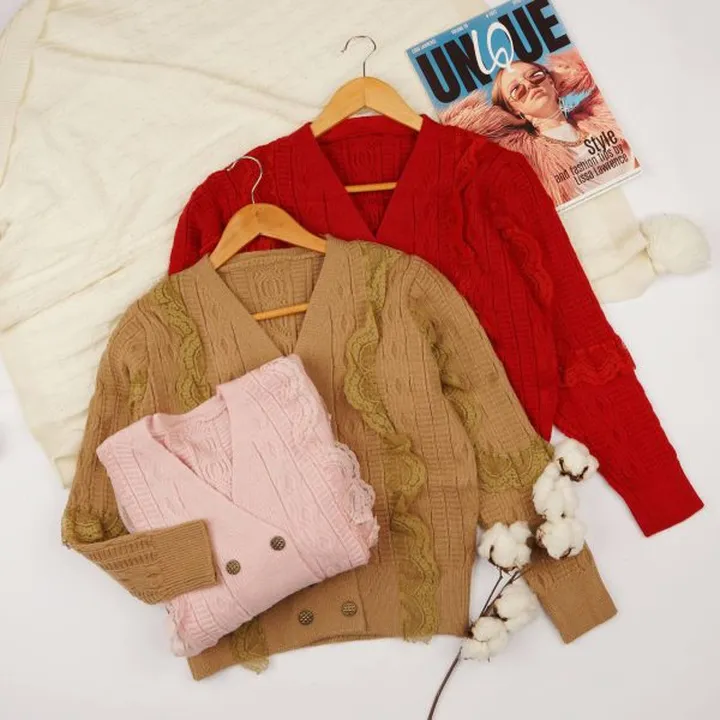 ژاکت بافت گیپور کد 118