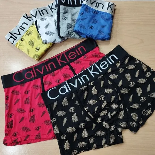 شورت شرت مردانه نیم پا طرحدار برند calvin klein