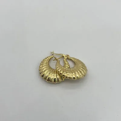 ‌گوشواره آکوا صدفی طلا کد ۲۶۹۱