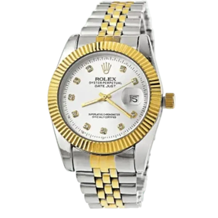 ساعت مچی مردانه رولکس ROLEX طرح دیت جاست مدل 1268