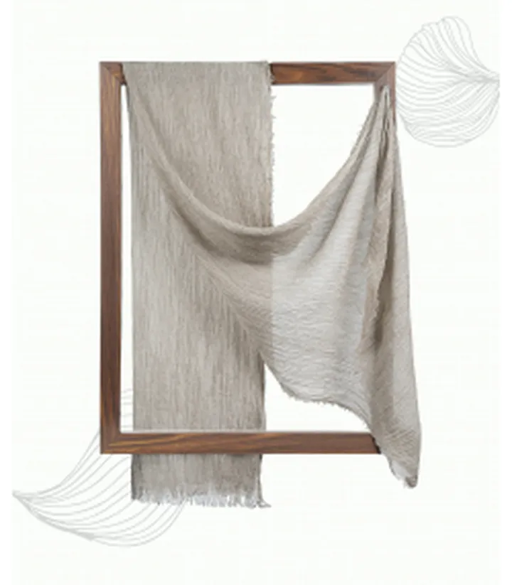 شال نخی سنگشور زنانه نوولاشال Novella shawl کد 55213