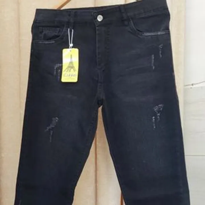 شلوار زنانه لی مام فیت زغالی