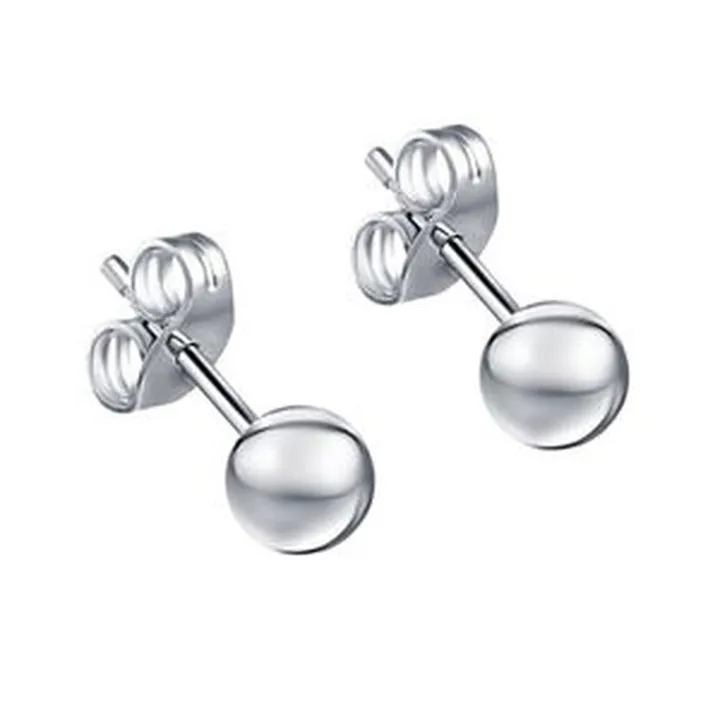 گوشواره نقره میخیزنانه اقلیمه مدل EN1549