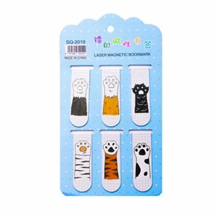 نشانگر کتاب مدل مگنتی طرح پنجه بسته 6 عددی