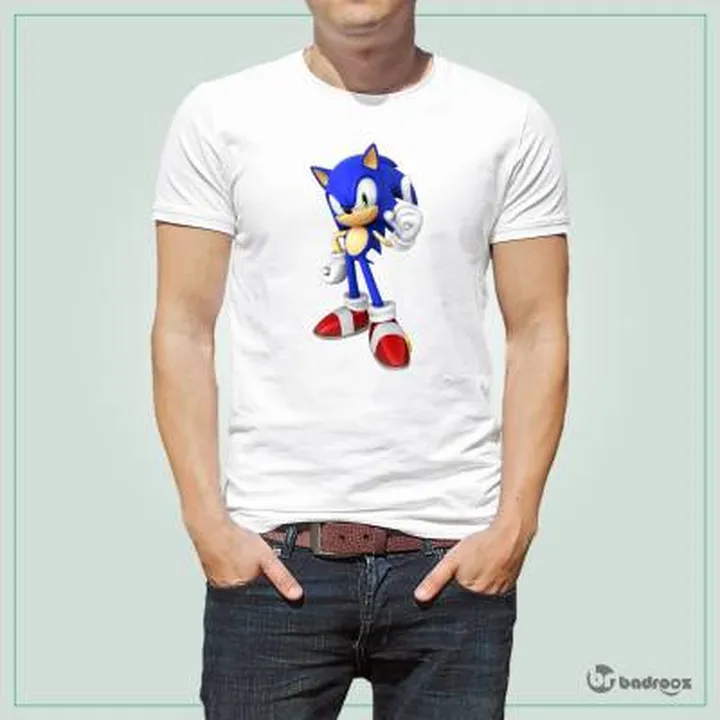 تی شرت اسپرت blue sonic