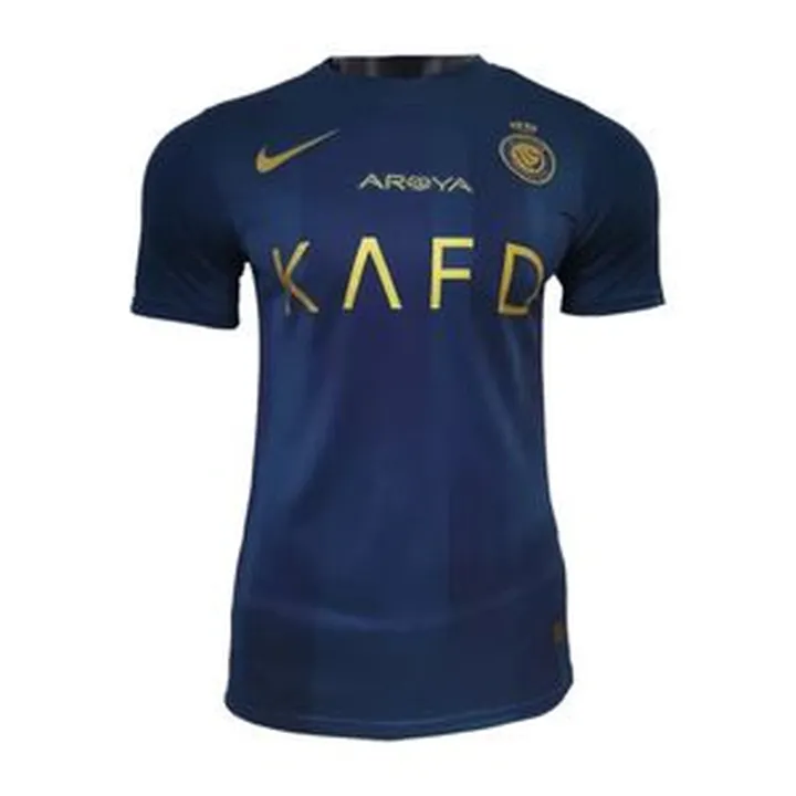 تی شرت آستین کوتاه ورزشی مردانه مدل النصر عربستان Away 2024