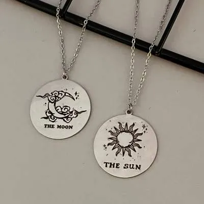 گردنبند ست the sun   the moon🌙🌞