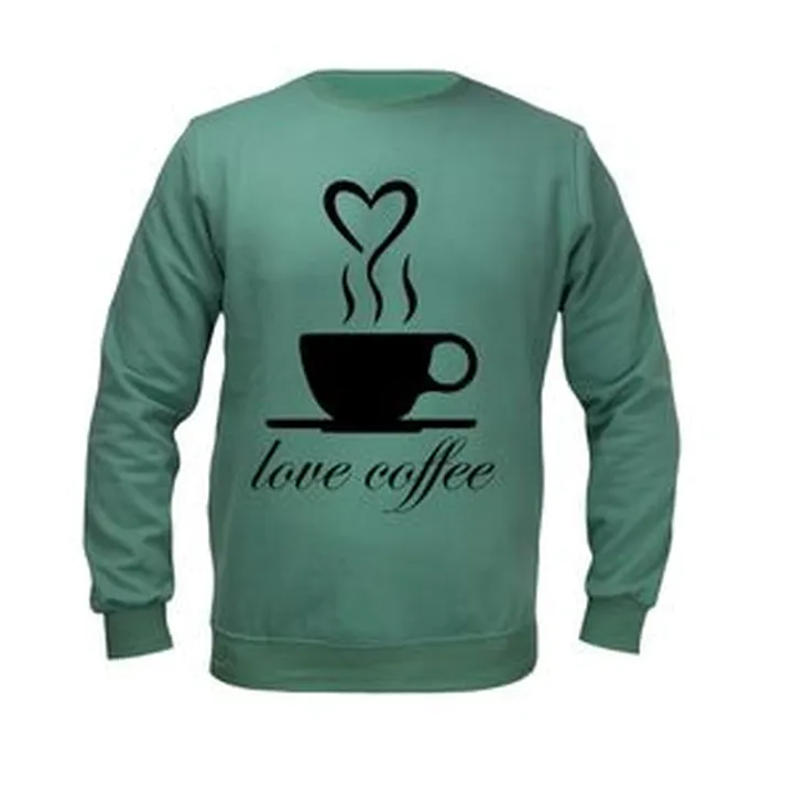 سویشرت زنانه مدل love coffee