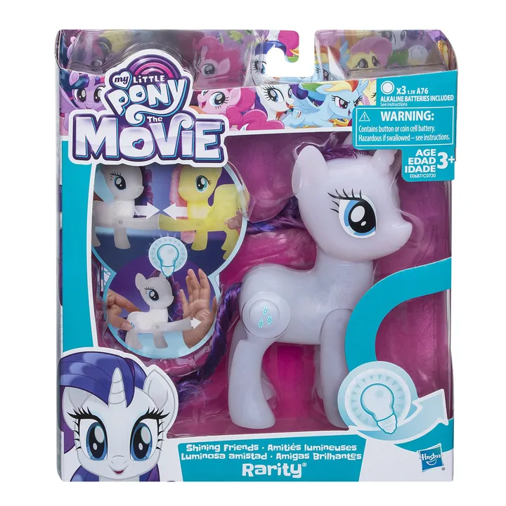 فیگور هاسبرو مدل Shining Friends Pony Rarity کد E0687 - C0720