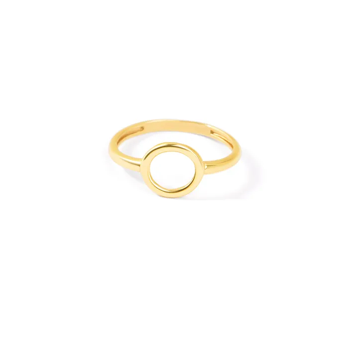 انگشتر طلا دایره تو خالی