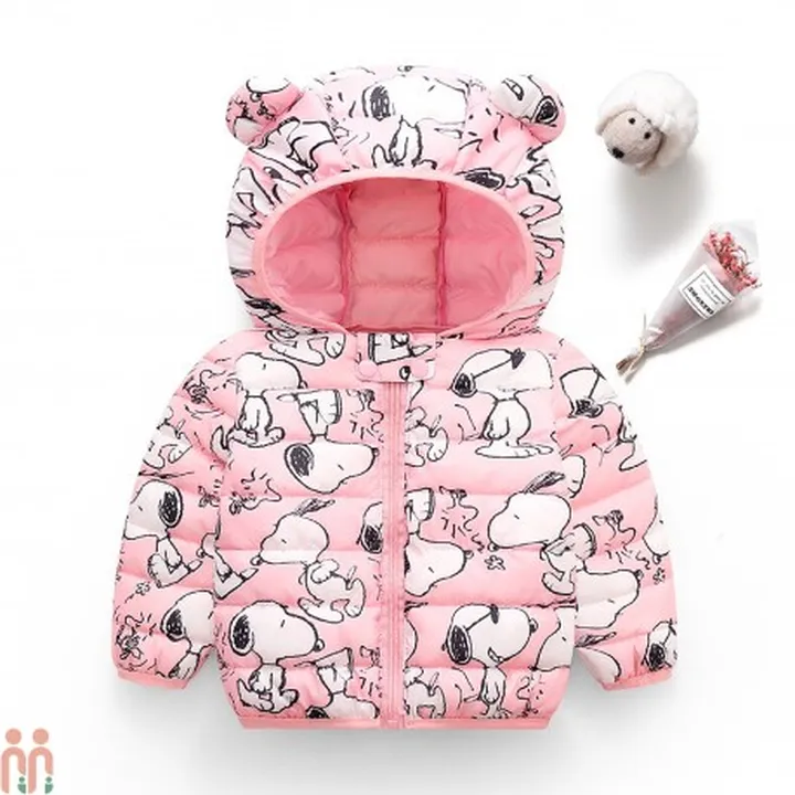 کاپشن دخترانه پفی اسپرت ضدآب گرم 3 لایه...