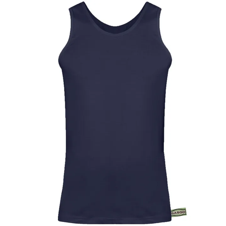 زیرپوش رکابی مردانه سابد مدل نخی رنگ آبی