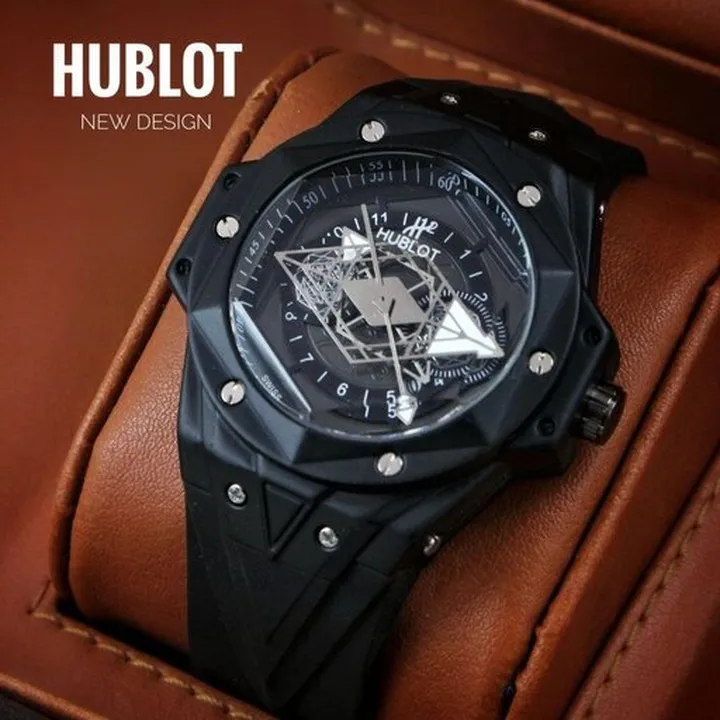 ساعت مچی مردانه هابلوت Hublot عنکبوتی با جعبه و ارسال رایگان 