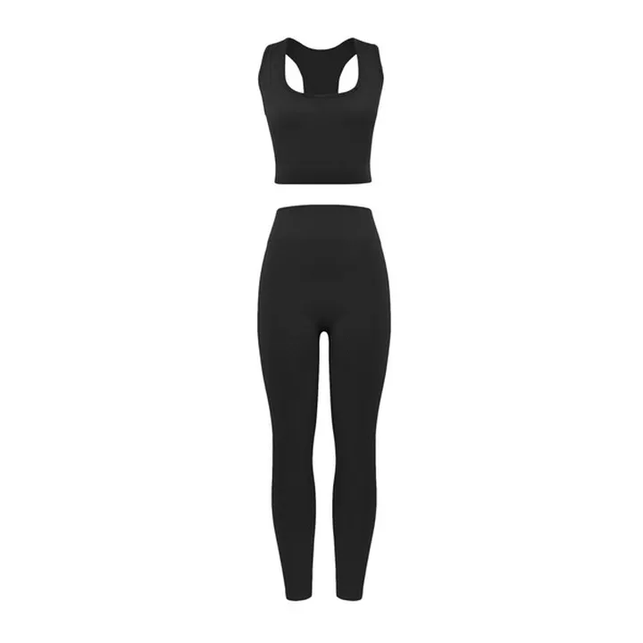 ست نیم تنه و لگینگ ورزشی زنانه مدل روما کد 3368
