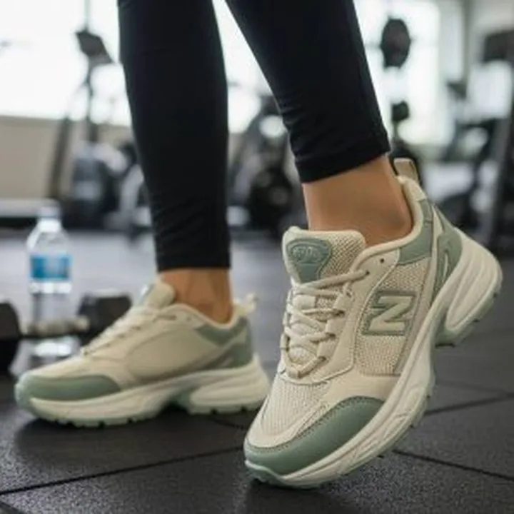 کتونی نیوبالانس کرم سبز ۳۷۰۰۰۲۵۲
